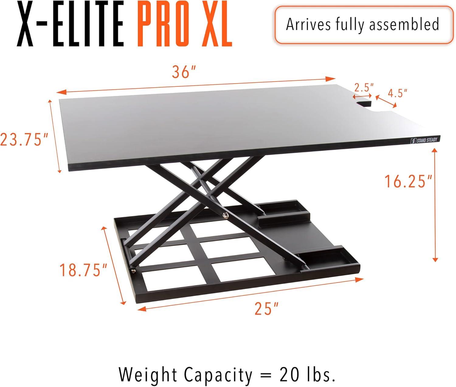 Our Take: X-Elite Pro XL ⁤- Spacious ⁣Sit-Stand Solution
